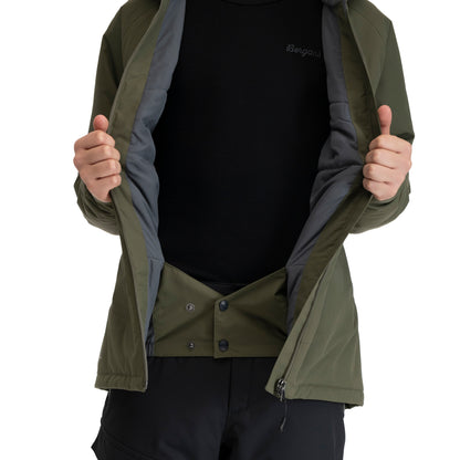 Bergans Storetind Insulated Shell Jacket Junior Pine Forest