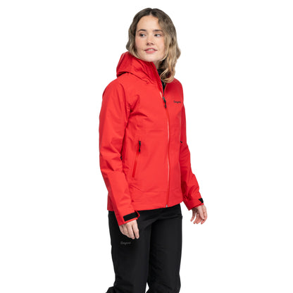 Bergans Essentials 3L Shell Jacket Women Fire Red