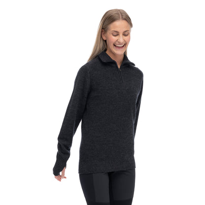 Bergans Ulriken Light Merino Jumper Women Dark Shadow Grey