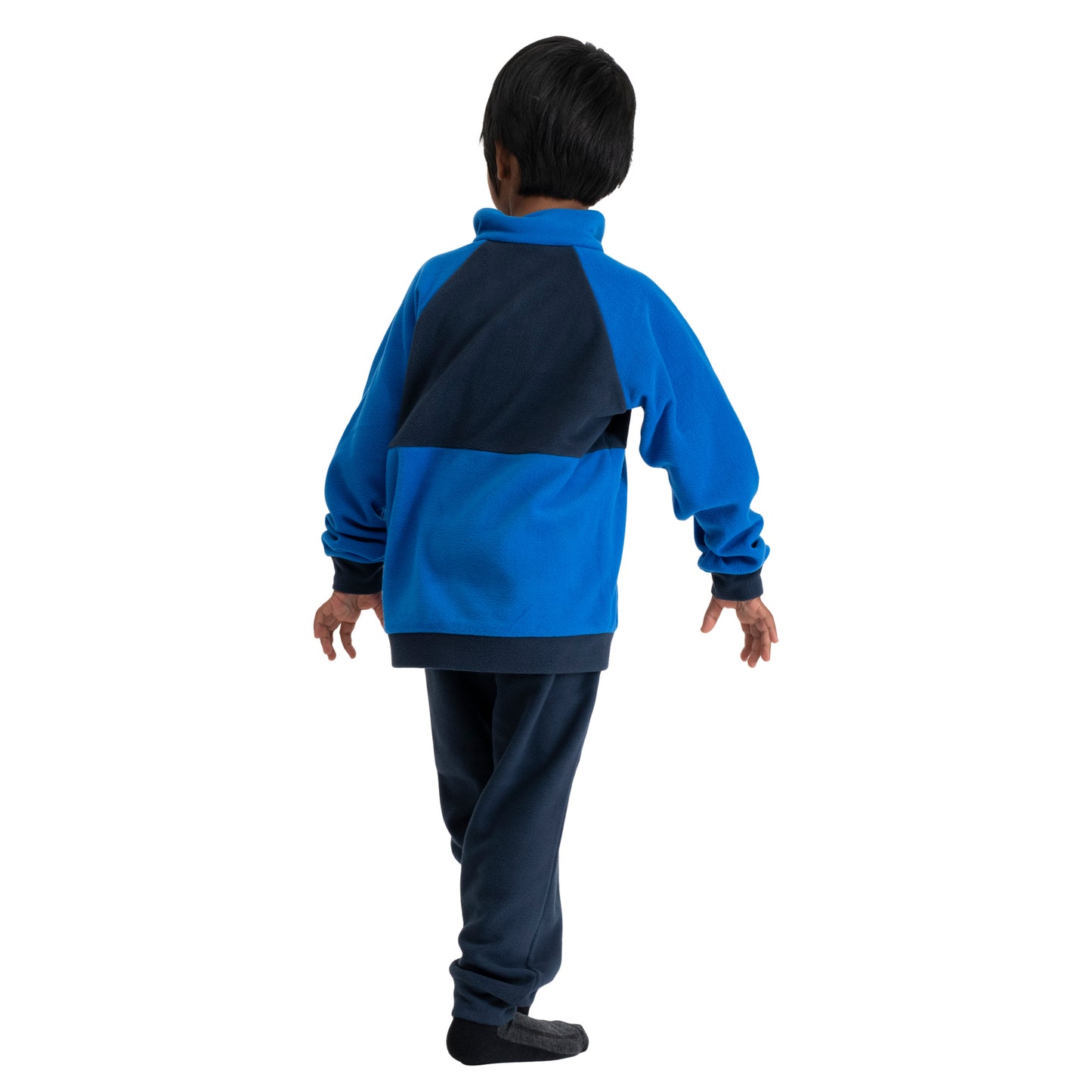 Bergans Lilletind Fleece Set Kids Olympic Blue / Navy Blue