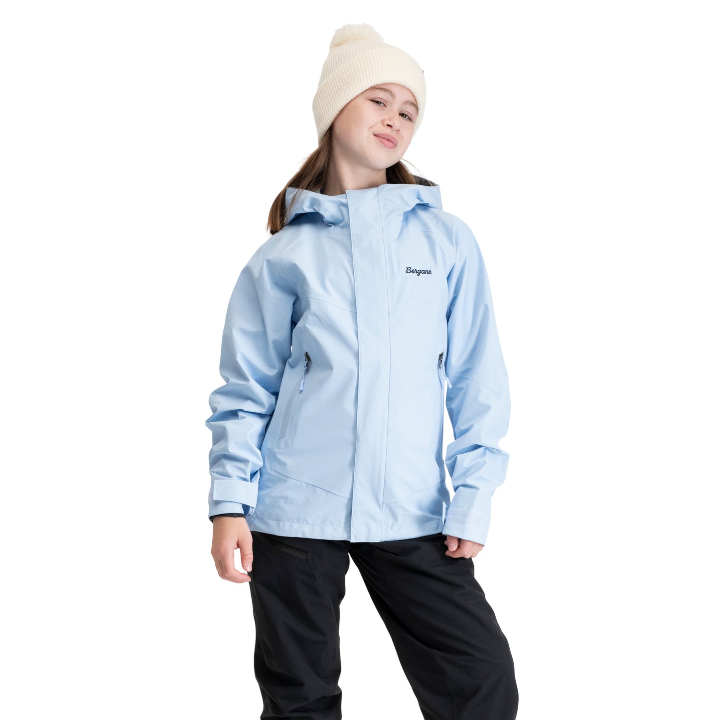 Bergans Junior 3L Shell Jacket Cool Blue