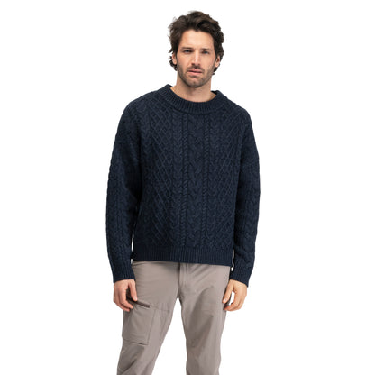 Bergans Lofoten Knitted Wool Jumper Men Dark Navy