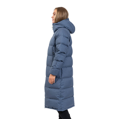 Bergans Urban Down Long Coat Women Granite Blue
