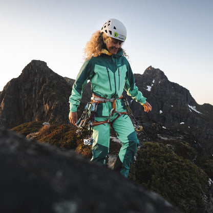 Bergans Tind 3L Shell Pants Women Light Malachite Green/Malachite Green