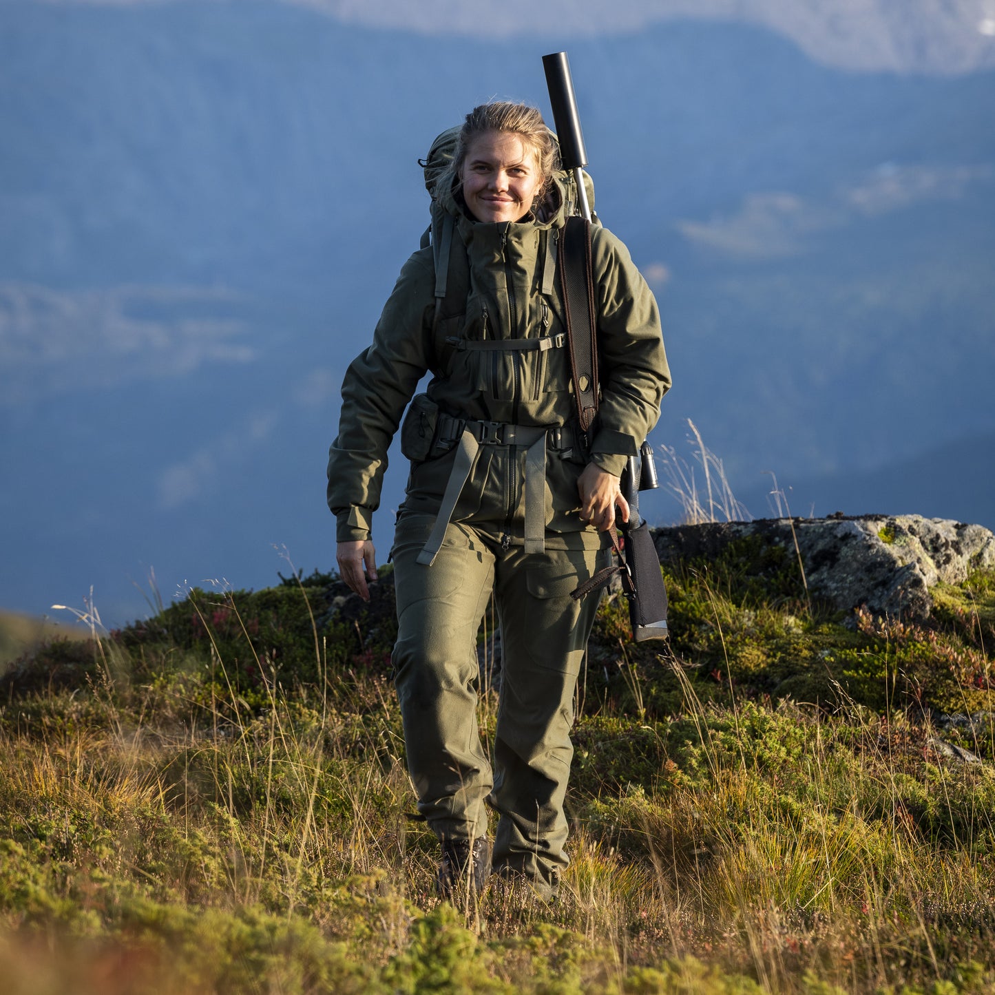 Bergans Hogna 3L Pants Unisex Green Mud