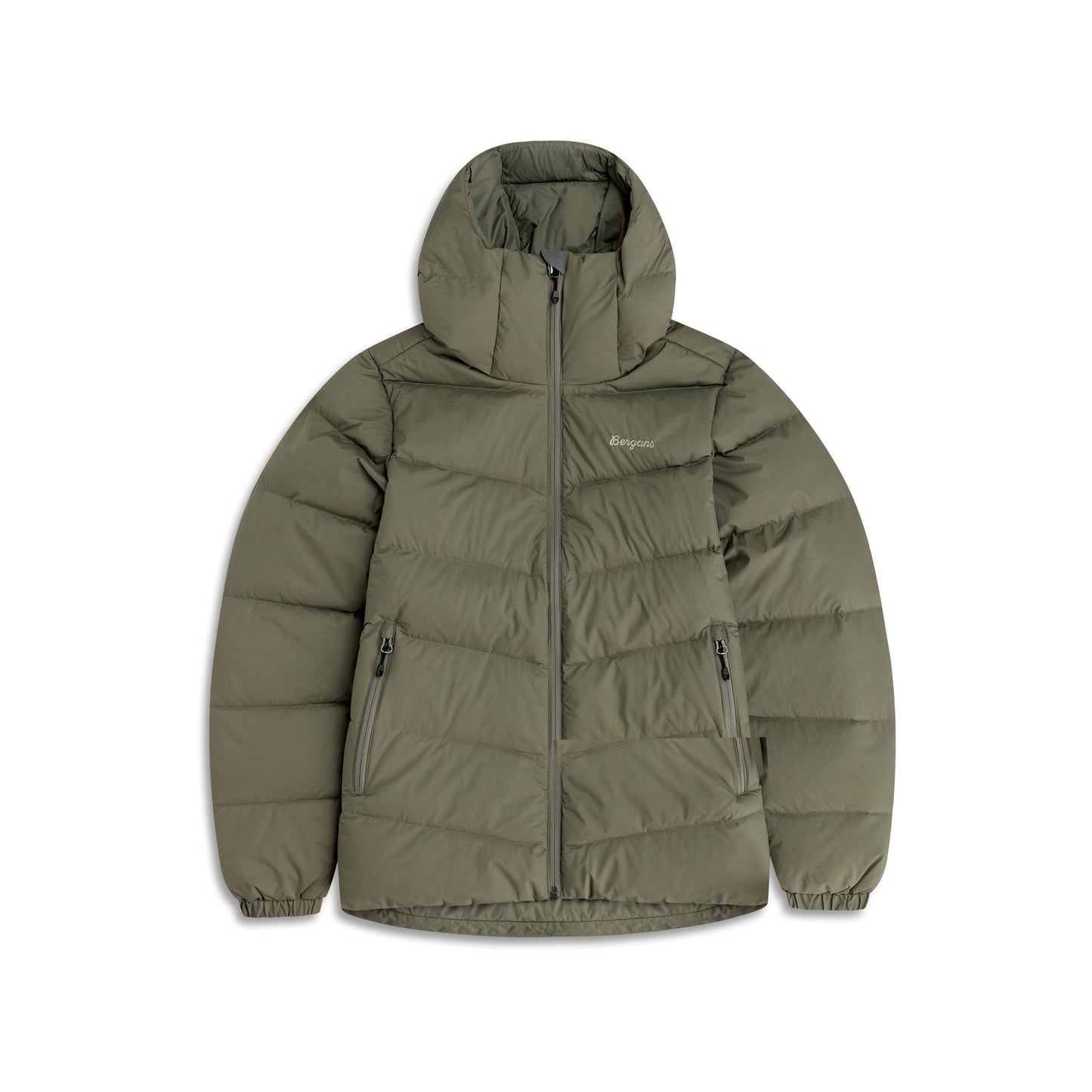 Bergans Garmo Down Hood Jacket Women Green Mud