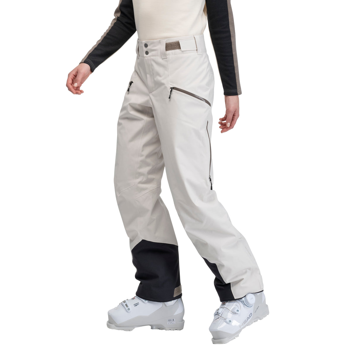 Bergans Oppdal Insulated Shell Pants Women Bone White