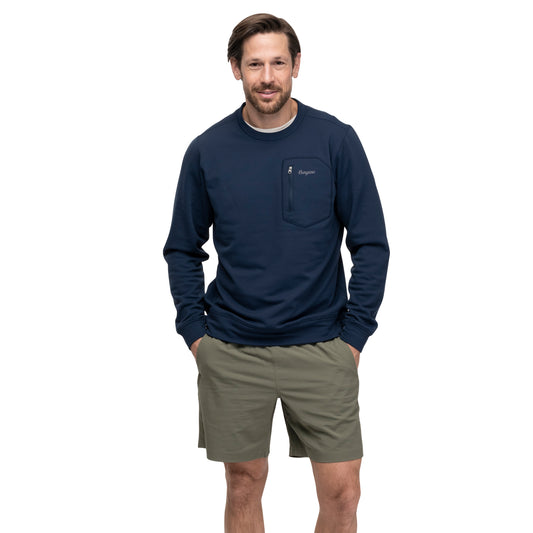 Bergans Midtli Midlayer Sweatshirt Men Navy Blue