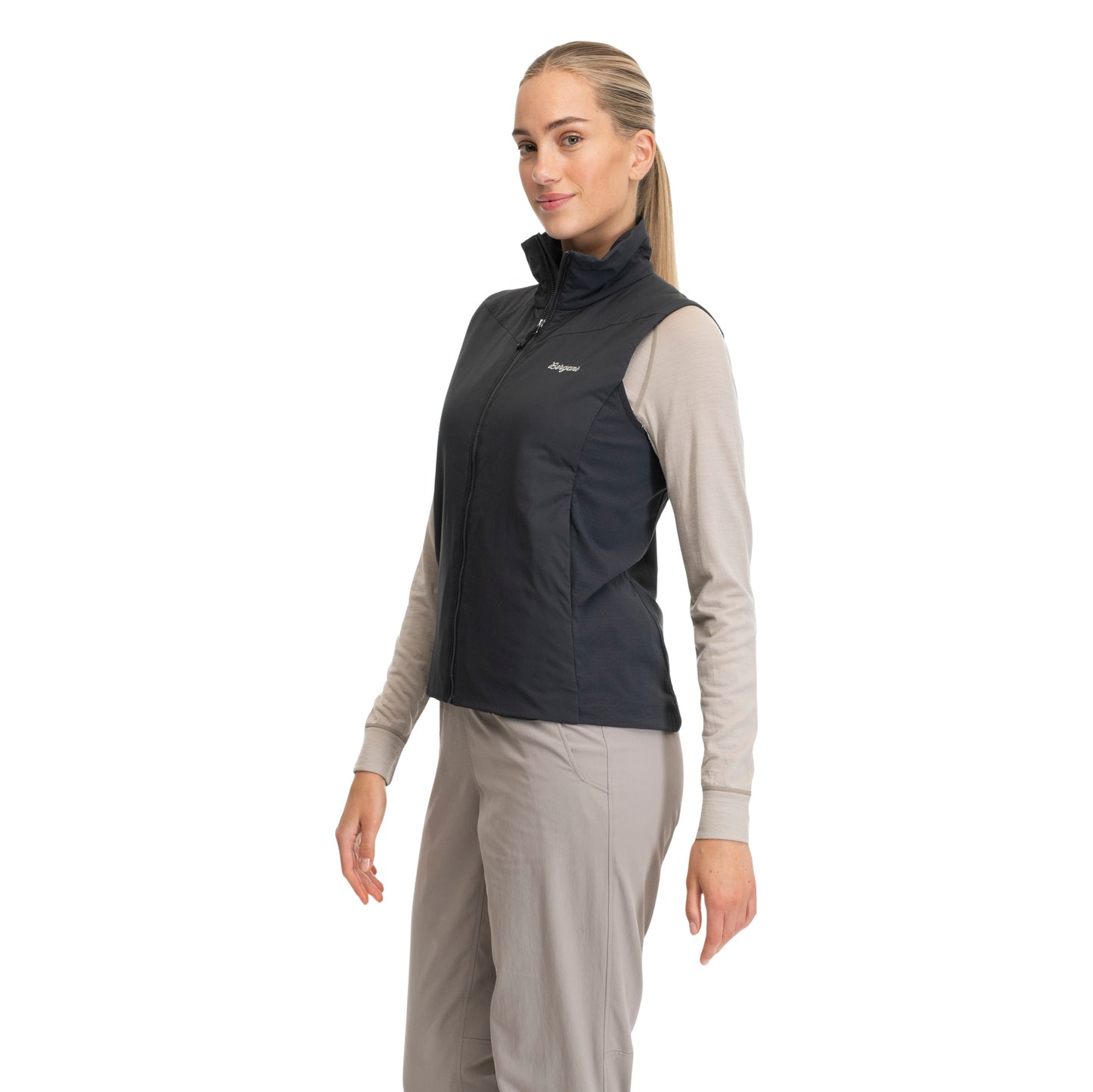 Bergans Holo Insulated Vest Women Dark Shadow Grey