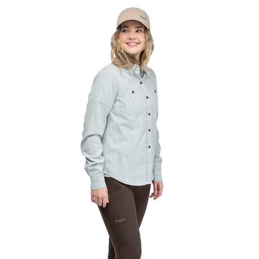 Bergans Nordmarka Flannel Shirt Women Dried Sage