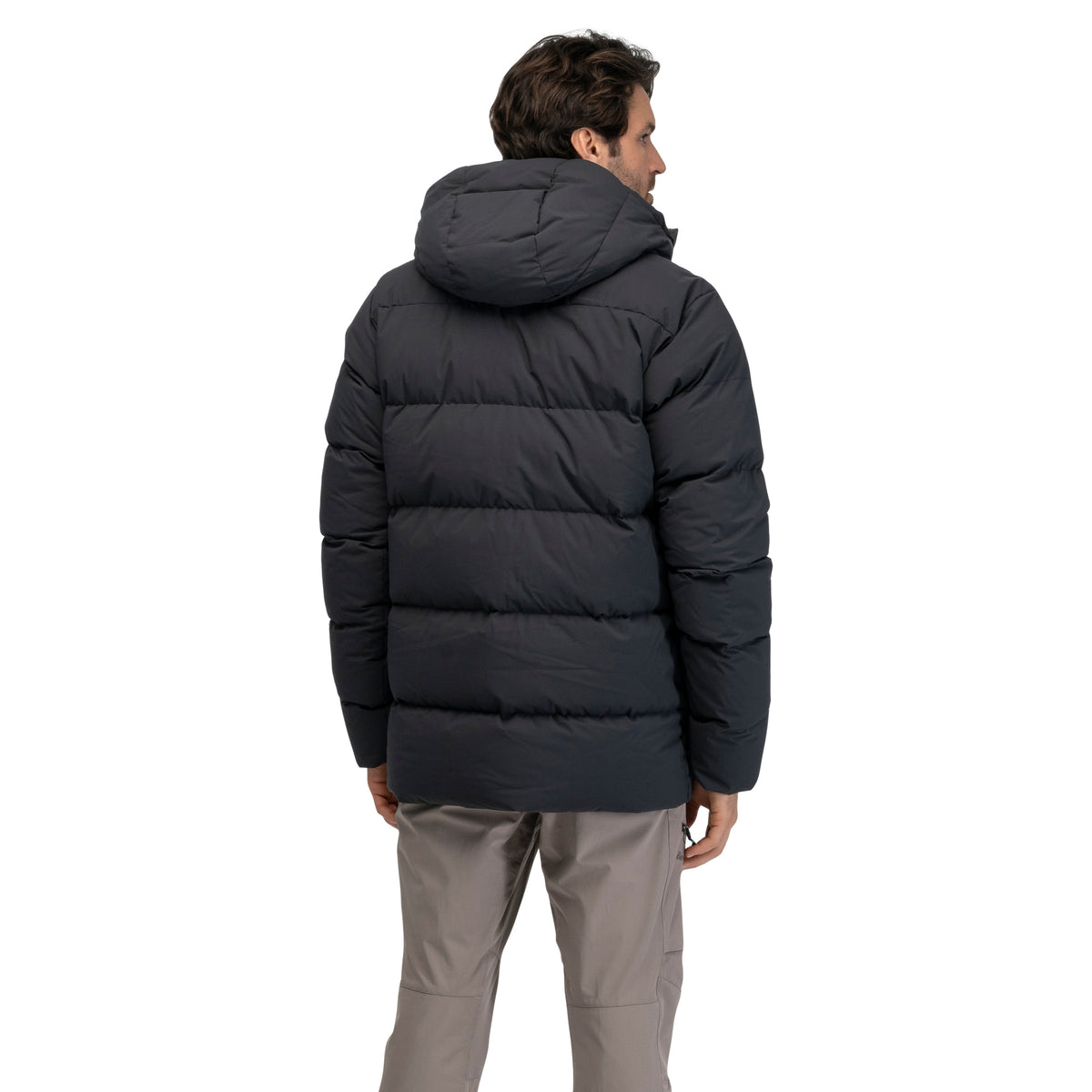 Bergans Dyna Down Hood Jacket Men Dark Shadow Grey