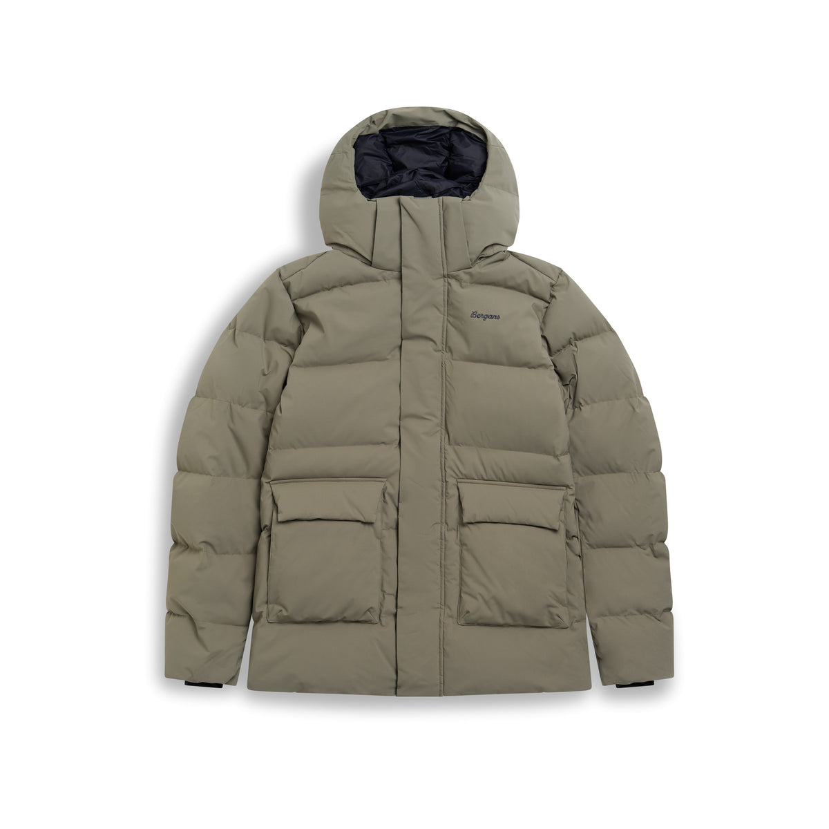 Bergans Dyna Down Hood Jacket Men Green Mud