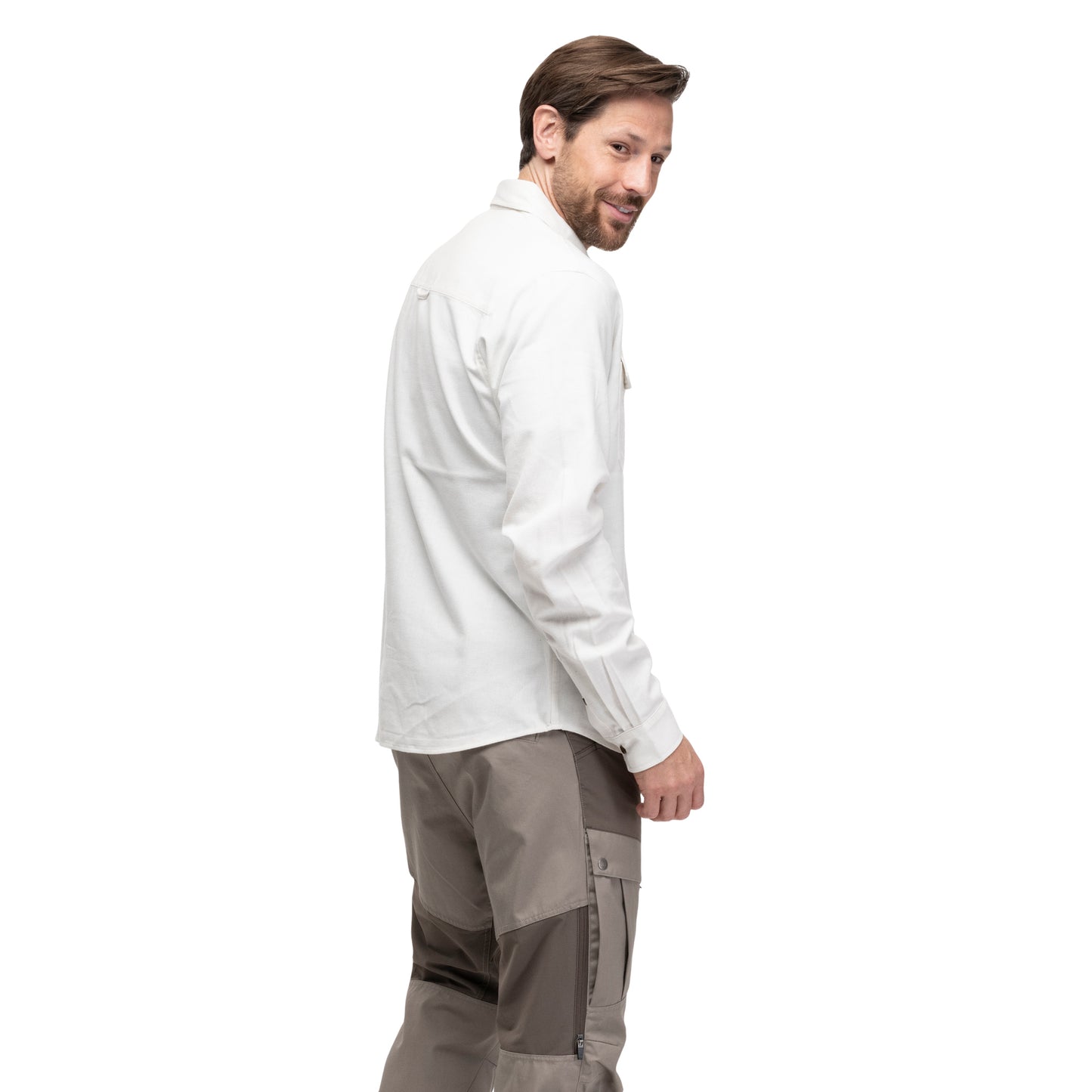 Bergans Nordmarka Flannel Shirt Men Arctic White
