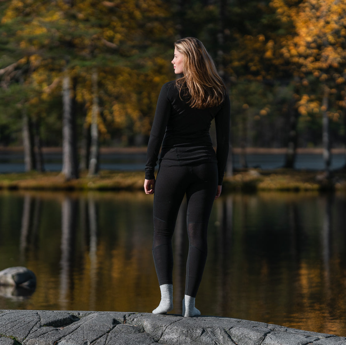 Bergans Inner:Pure Merino Tights Women Black
