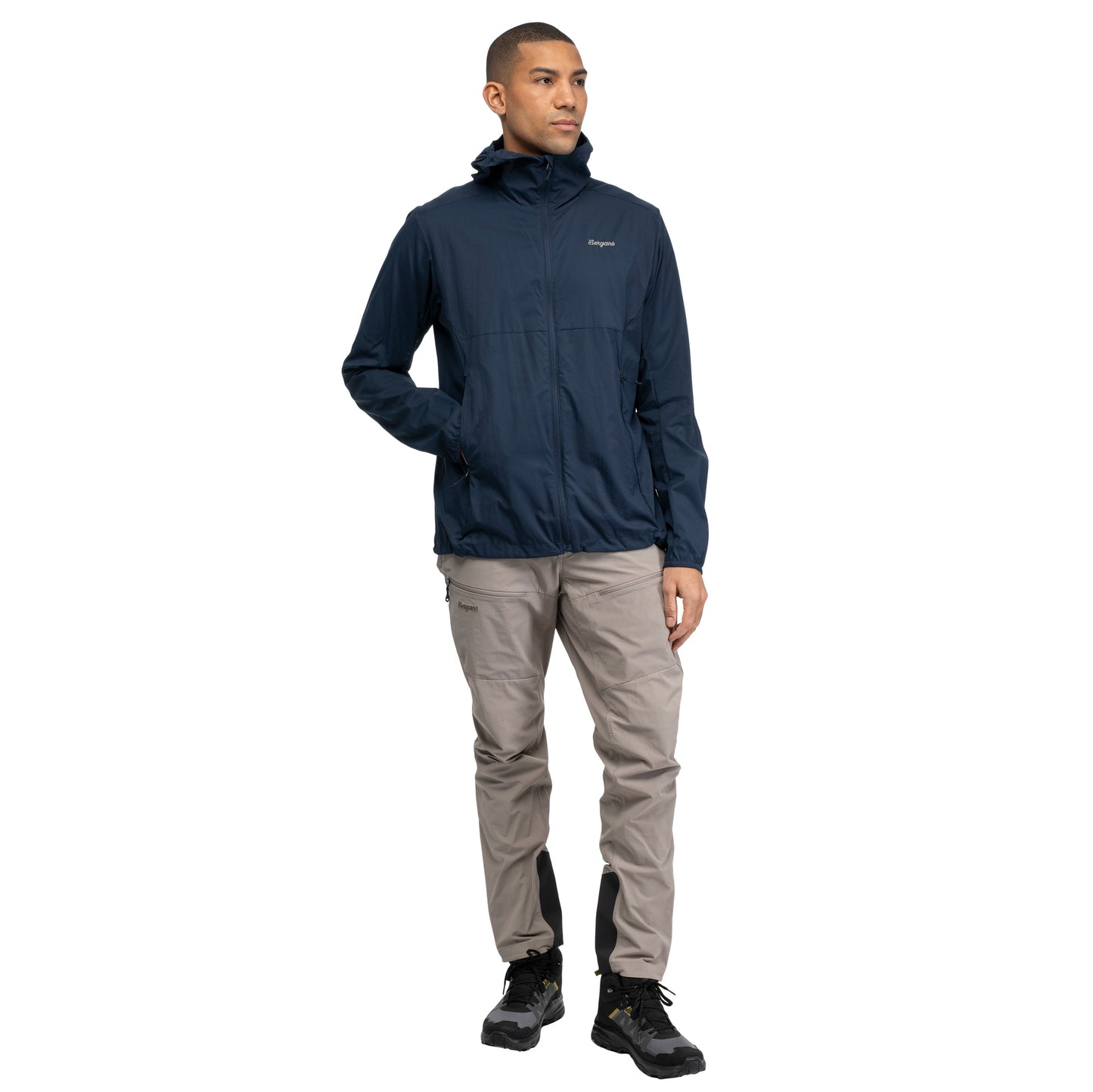Bergans Rabot Windbreaker Jacket Men Navy Blue