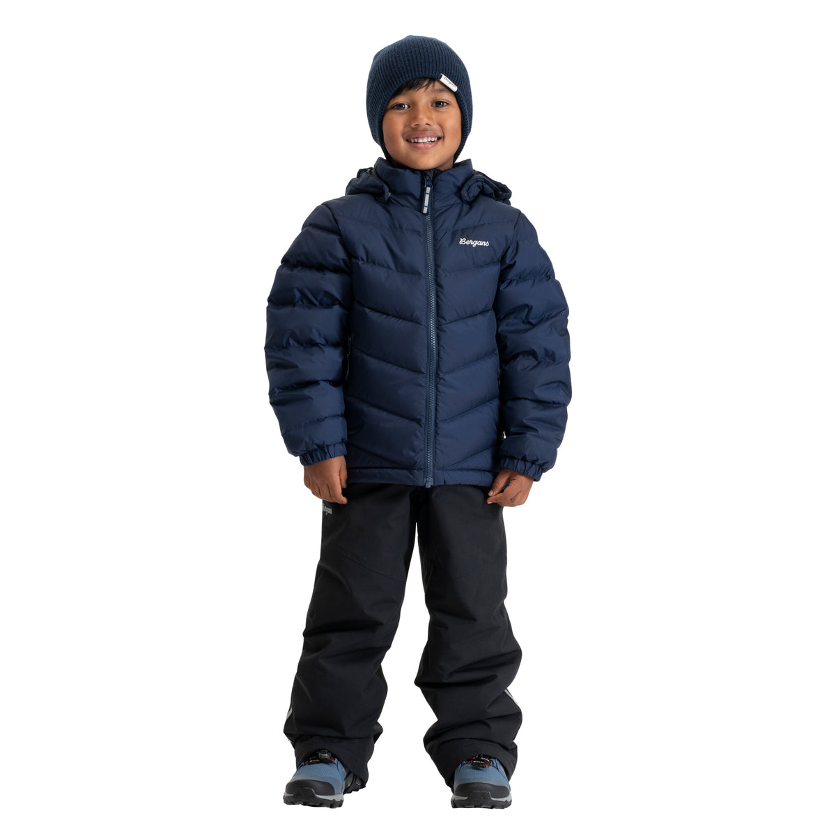 Bergans Kids Warm Down Jacket Navy Blue