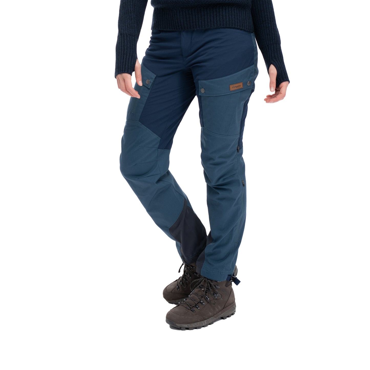 Bergans Nordmarka Favor Outdoor Pants Women Orion Blue/Navy Blue