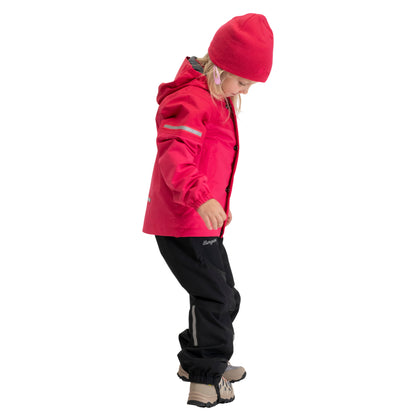 Bergans Lilletind 2L Shell Jacket Kids Light Alpine Rose/Alpine Rose