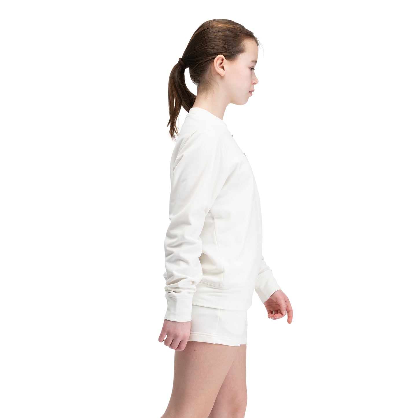 Bergans Midtli Midlayer Sweatshirt Junior Vanilla White