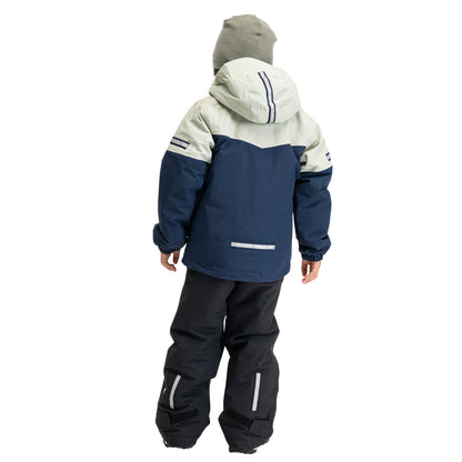 Bergans Lilletind Insulated Shell Jacket Kids Navy Blue / Light Green Mud