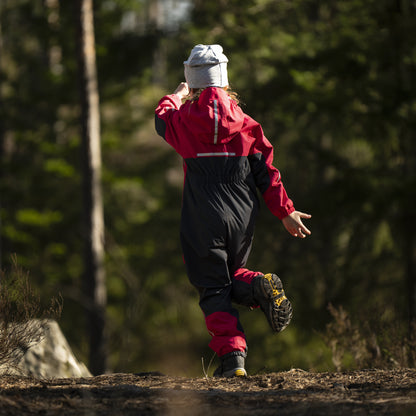 Bergans Lilletind Kids Coverall Alpine Rose/Dark Shadow Grey