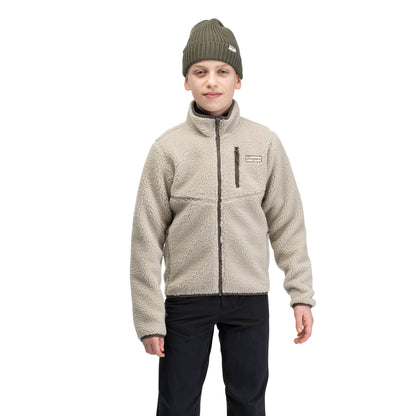 Bergans Lunnan Pile Fleece Jacket Junior Coastal Sand