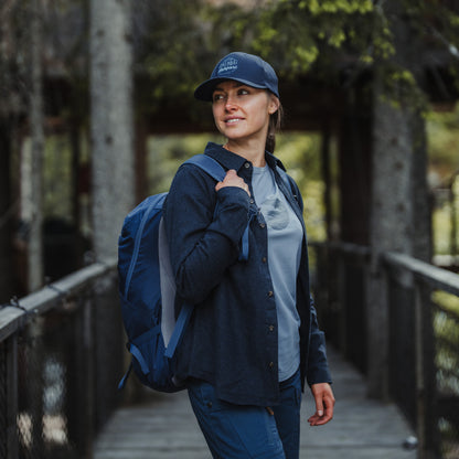 Bergans Nordmarka Flannel Shirt Women Navy Blue