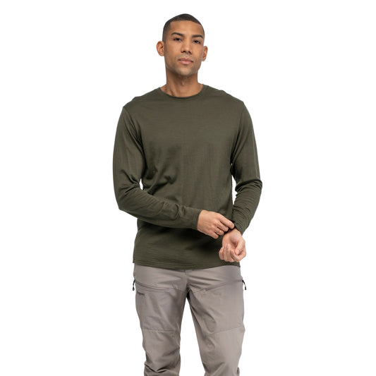Bergans Merino Long Sleeve Men Pine Forest