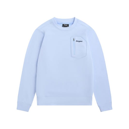 Bergans Midtli Midlayer Sweatshirt Women Cool Blue