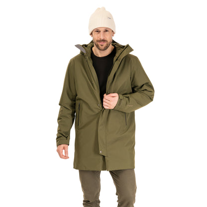 Bergans Urban Insulated Shell Coat Men Dark Green Mud