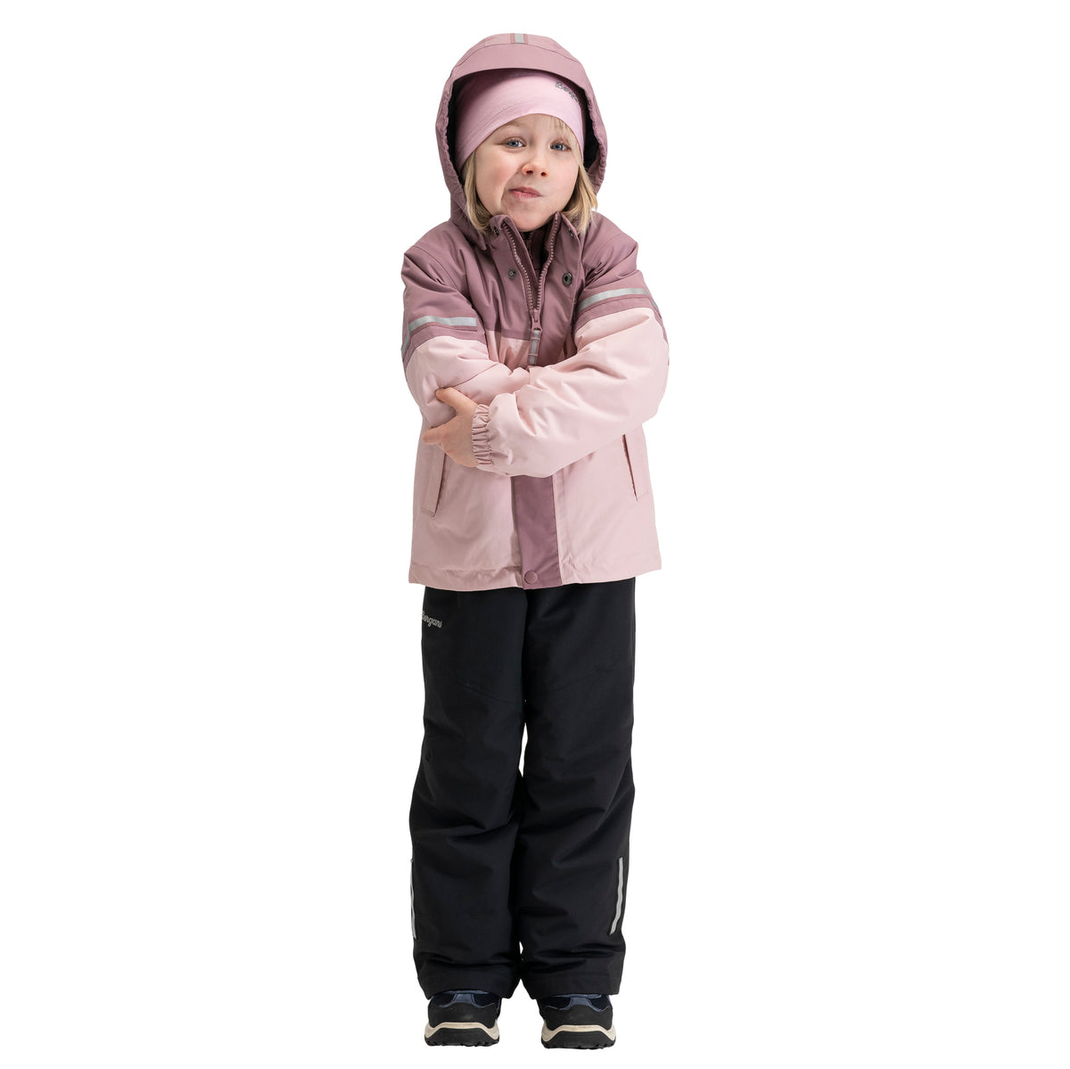 Bergans Lilletind Insulated Shell Jacket Kids Faded Pink / Rose Dust