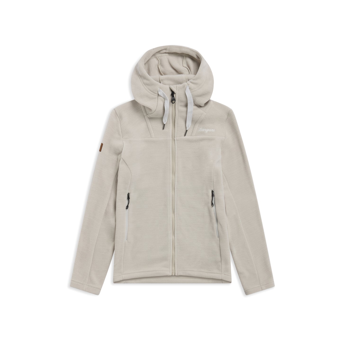 Bergans Hareid Fleece Hood Jacket Women Coastal Sand