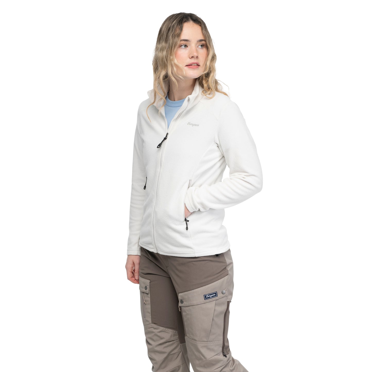 Bergans Finnsnes Fleece Jacket Women Arctic White