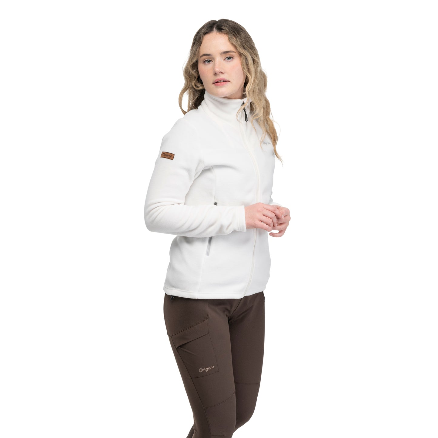 Bergans Hareid Fleece Jacket Women Vanilla White