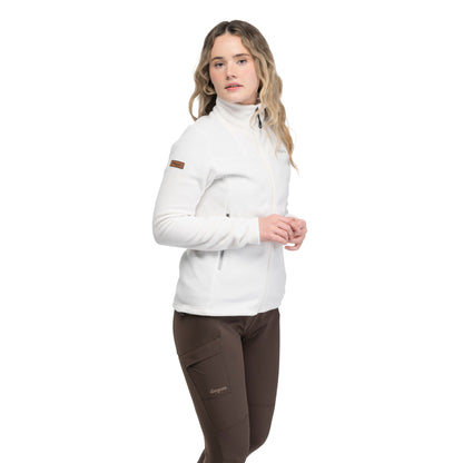 Bergans Hareid Fleece Jacket Women Vanilla White