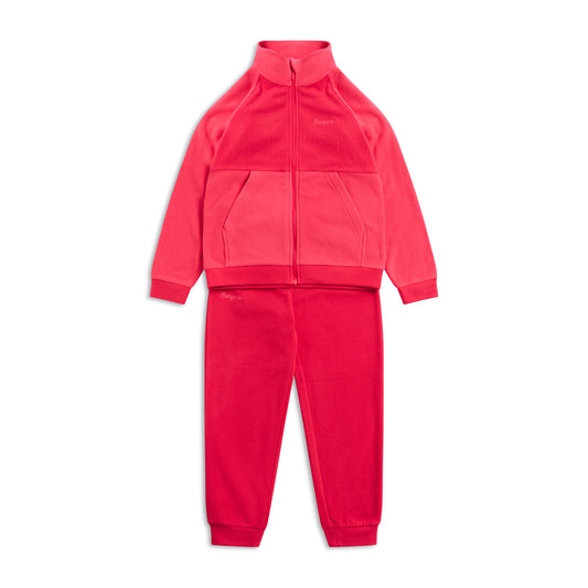 Bergans Lilletind Fleece Set Kids Light Alpine Rose/Alpine Rose