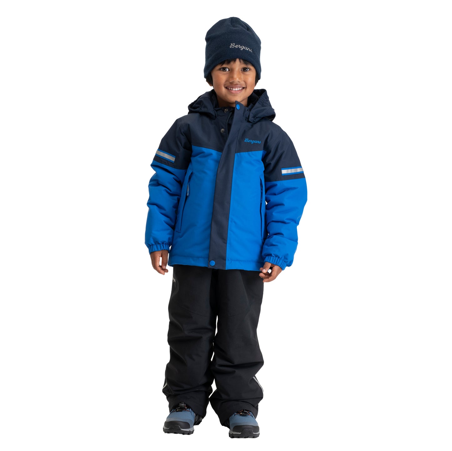 Bergans Lilletind Insulated Shell Jacket Kids Olympic Blue / Navy Blue