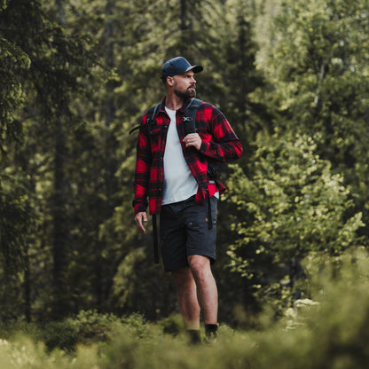 Bergans Nordmarka Flannel Shirt Men Red/Black Check