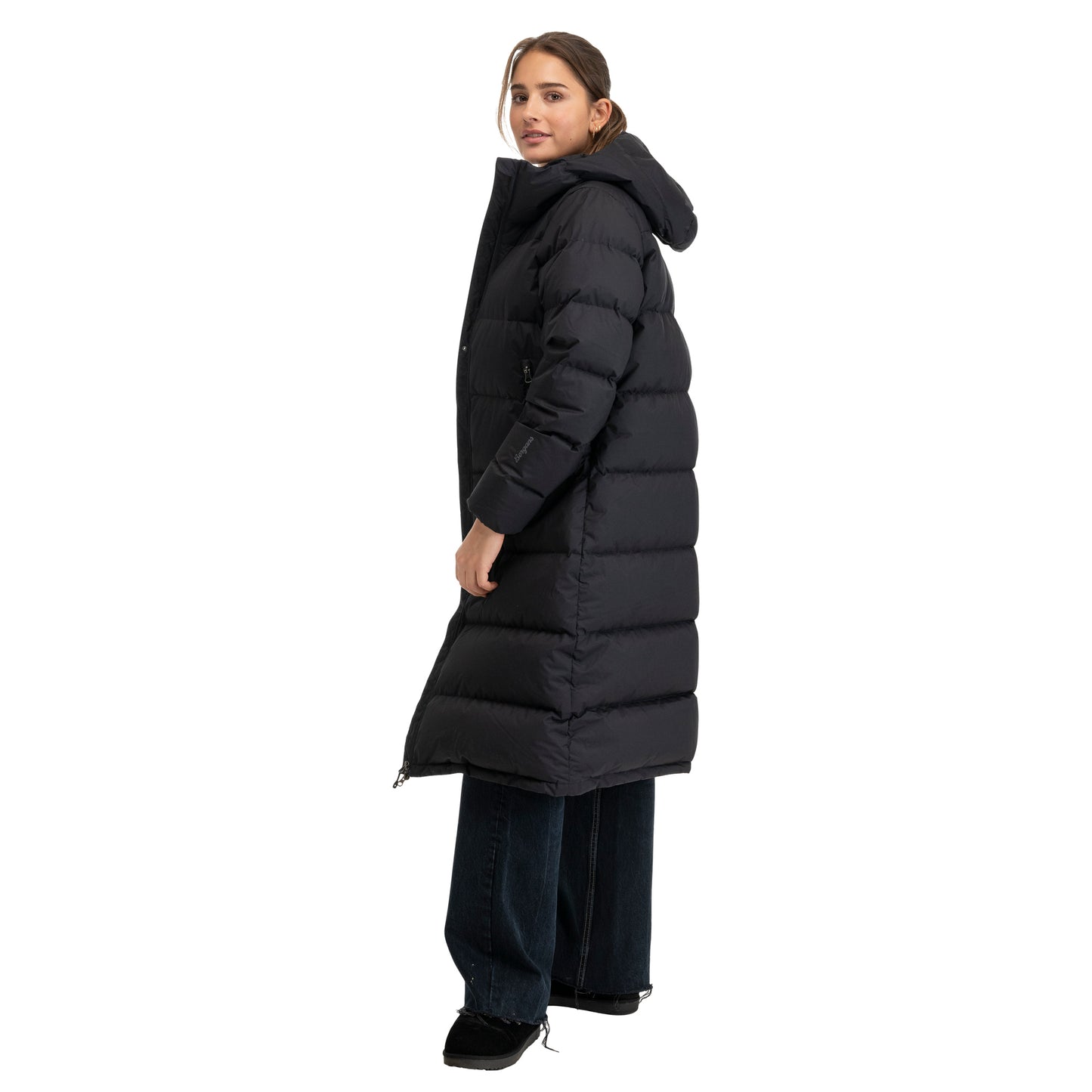 Bergans Urban Down Long Coat Women Black