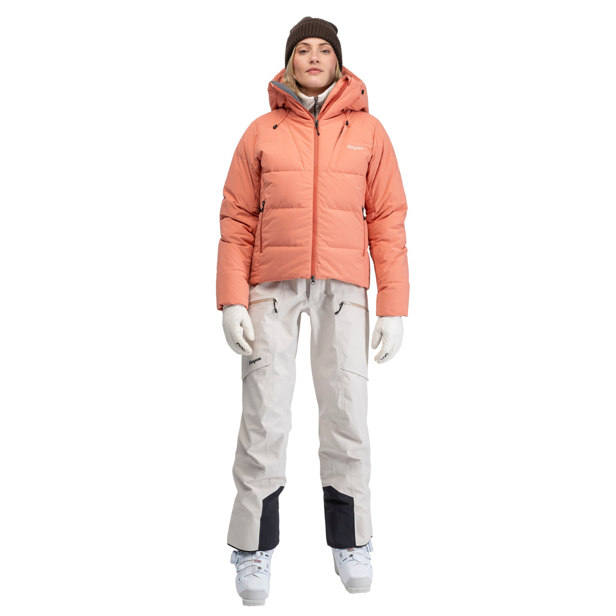 Bergans Oppdal Down Jacket Women Light Weathered Red