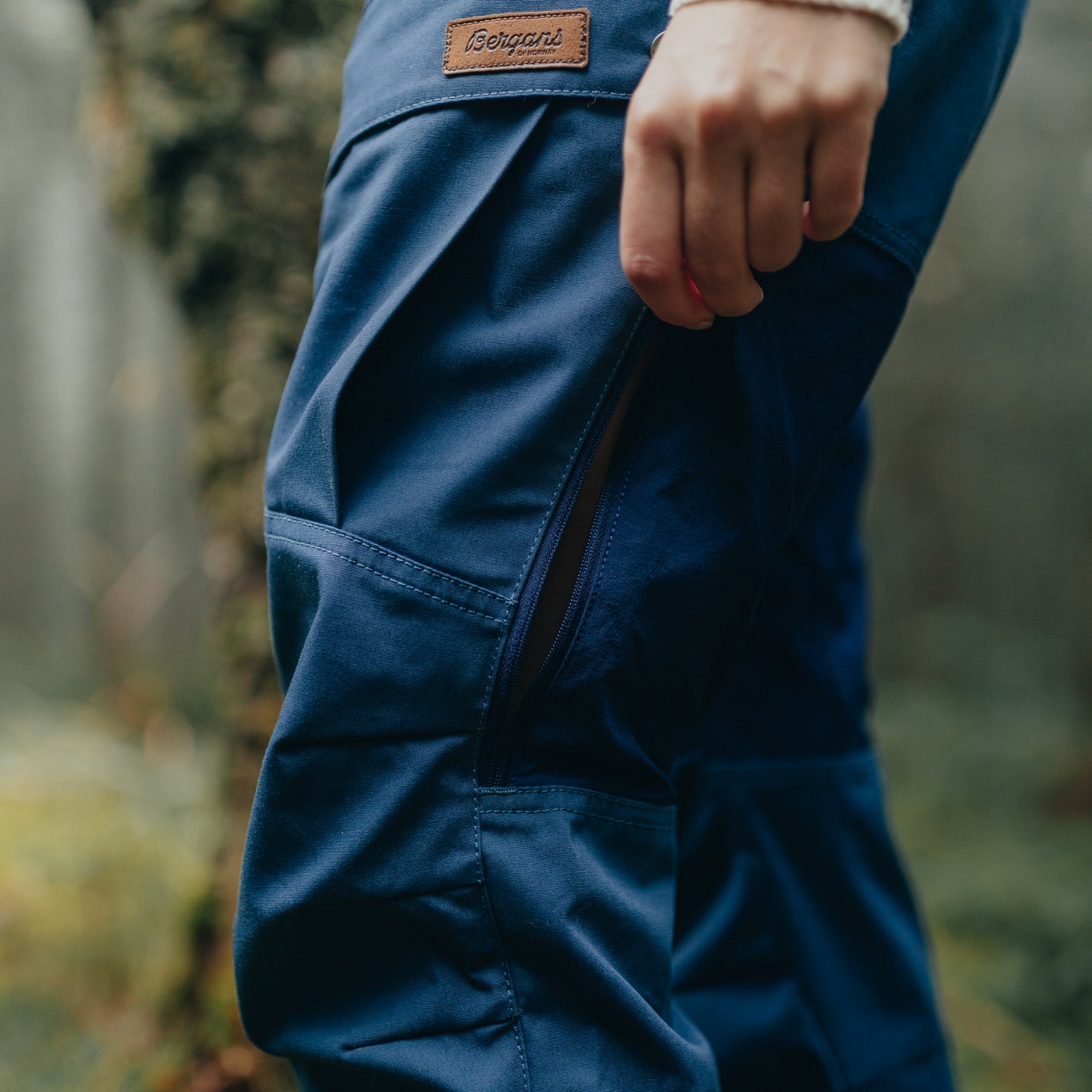 Bergans Nordmarka Favor Outdoor Pants Women Orion Blue/Navy Blue
