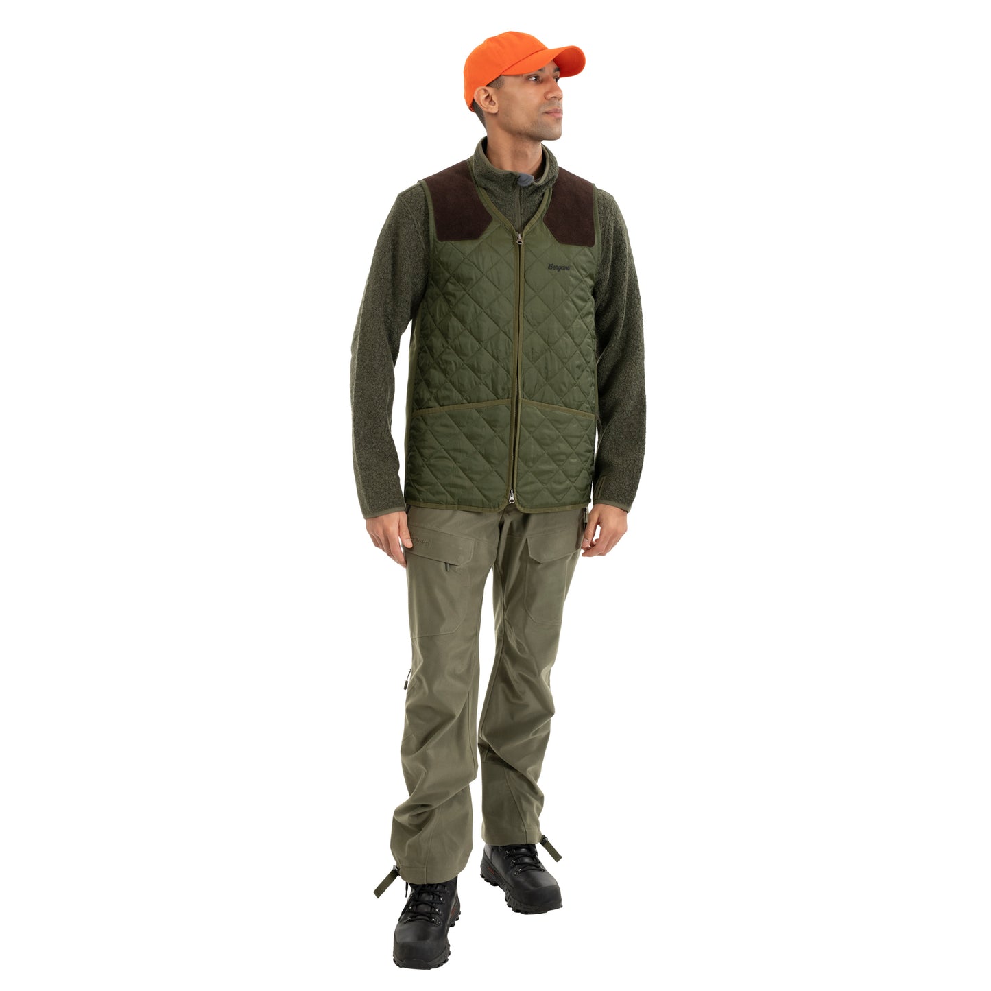 Bergans Unisex Drevsjø Insulated Vest Dark Olive Green