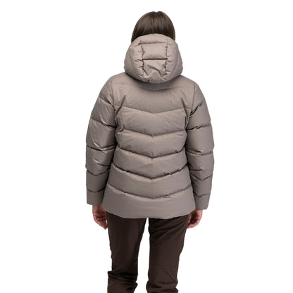 Bergans Garmo Down Hood Jacket Women Rock Taupe