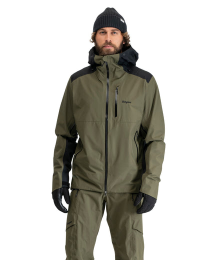 Bergans Oppdal 3L Shell Jacket Man Pine Forest/Black