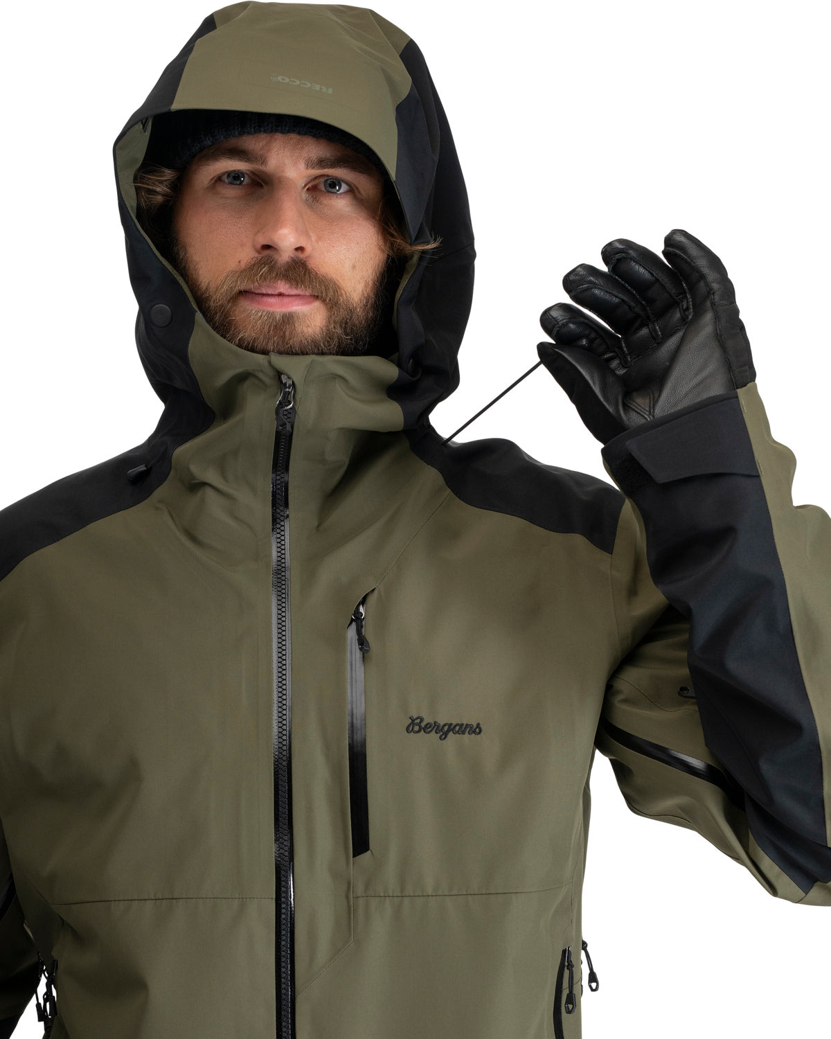 Bergans Oppdal 3L Shell Jacket Man Pine Forest/Black