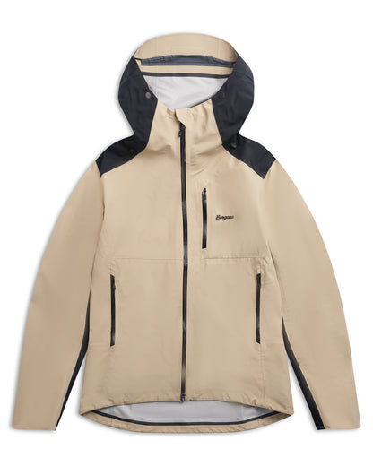 Bergans Oppdal 3L Shell Jacket Man Sandstone Black