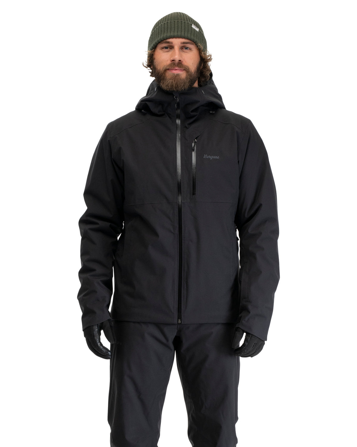 Bergans Oppdal Insulated Shell Jacket Men Black