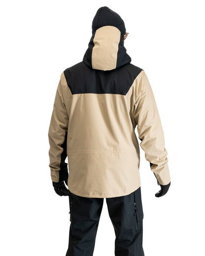 Bergans Oppdal 3L Shell Jacket Man Sandstone Black