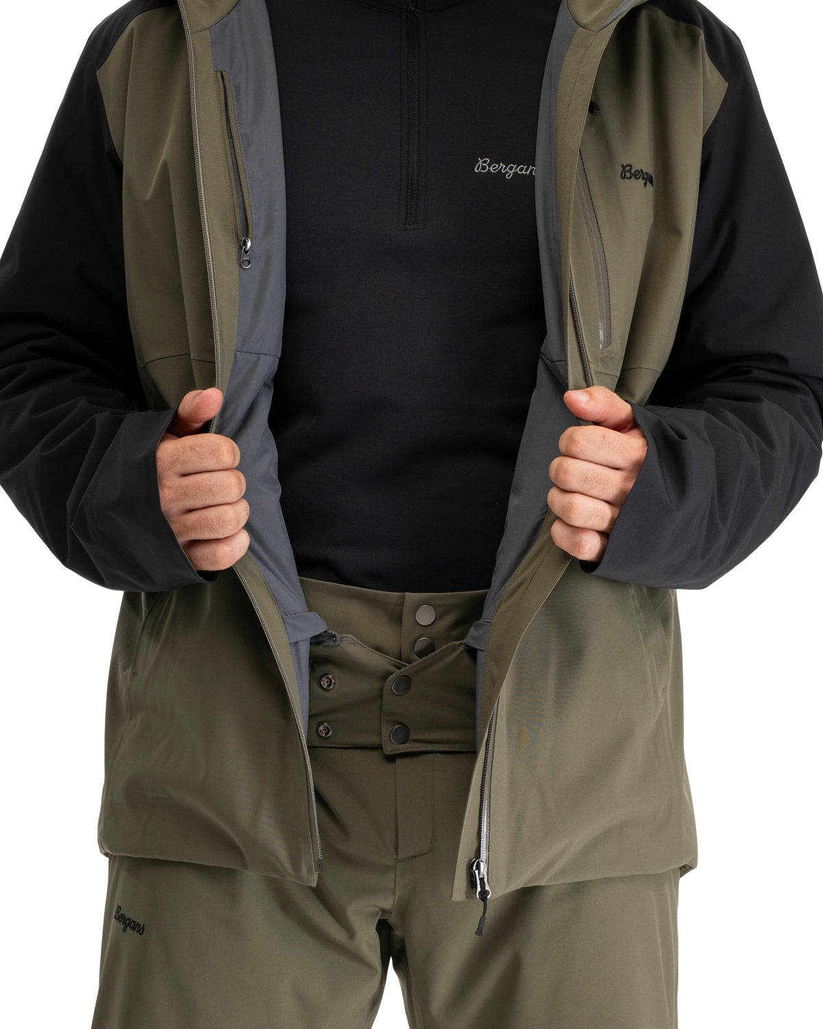 Bergans Oppdal Insulated Shell Jacket Men Pine Forest/Black