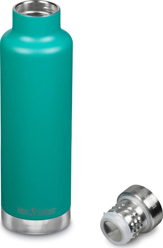 Isolerad Classic 750ml med Pour Through Kork Vattenflaska Porcelain Green